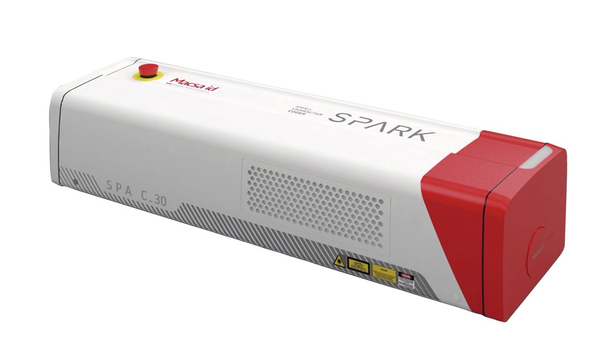 SPARK 30W. Small character laser coder