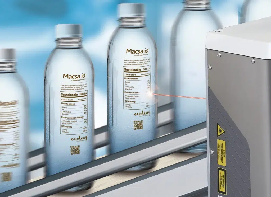 PET Bottle Coding - ClearPix Laser | Macsa id