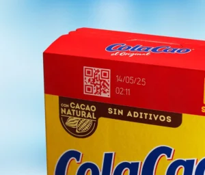 QR code on cereal box